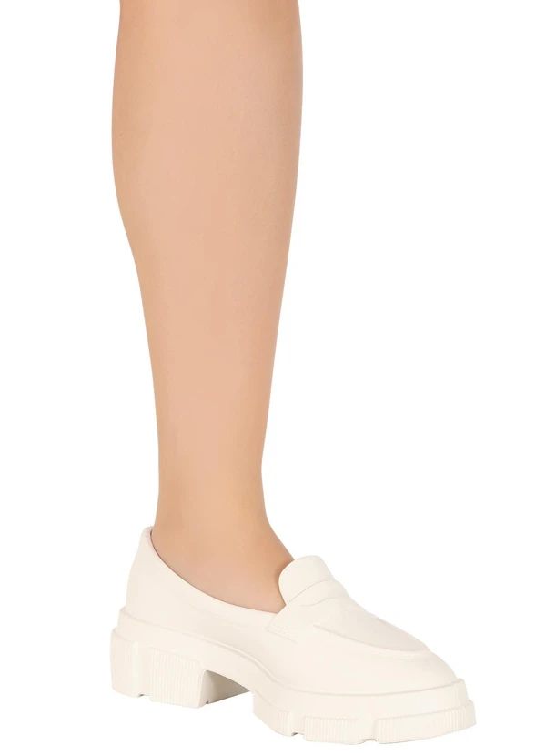 Perfecta - Mocassim Off White em Eva 6