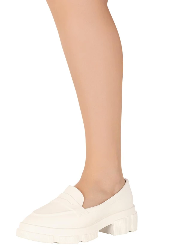 Perfecta - Mocassim Off White em Eva 7