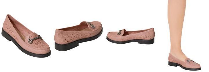 Mocassim Ros em Pvc