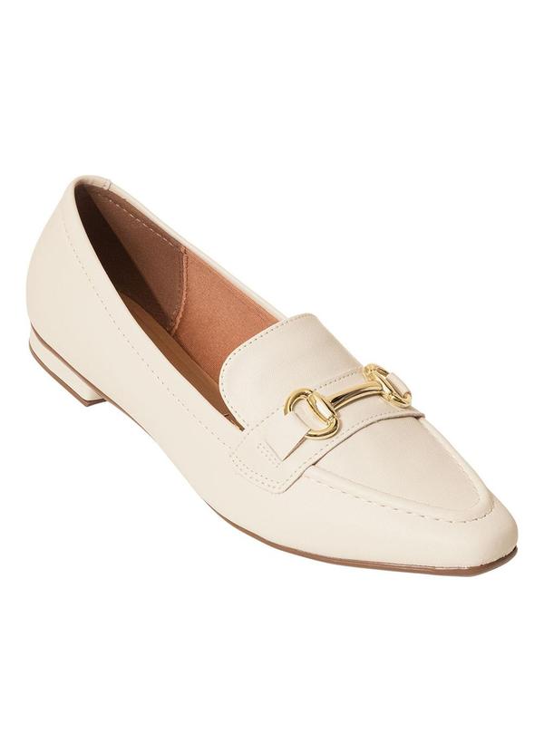 Vizzano - Mocassim Vizzano Off White em Sintético