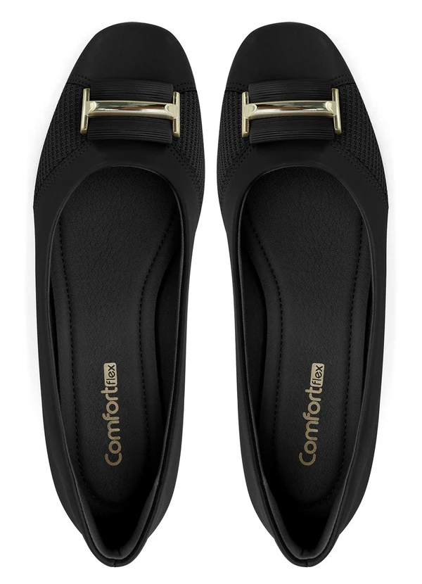 Comfortflex - Sapato Comfortflex Preto 3