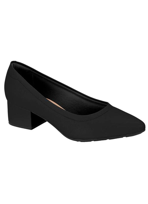 Rovitex - Sapato Feminino Casual Salto Bloco Preto