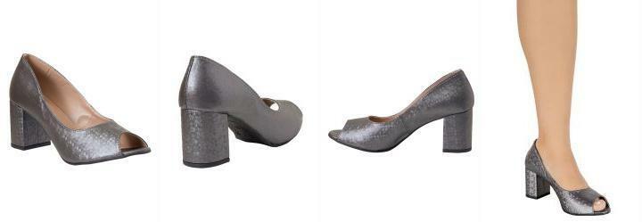 Sapato Grafite em Sinttico