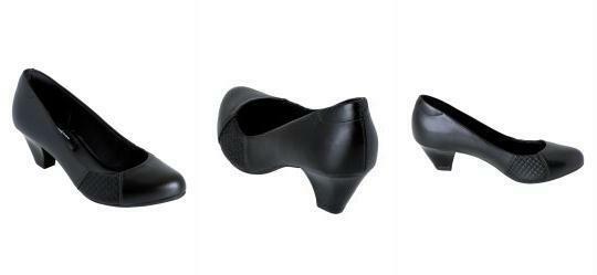 Sapato Modare Preto em Sint�tico