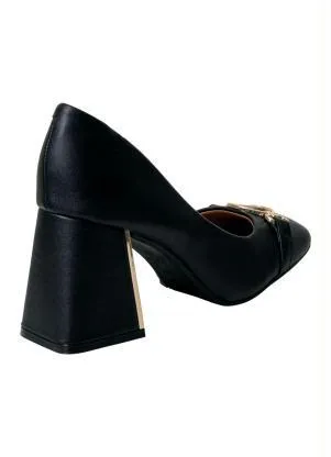 Sapato Vizzano (Preto) em Sintético - VIZZANO