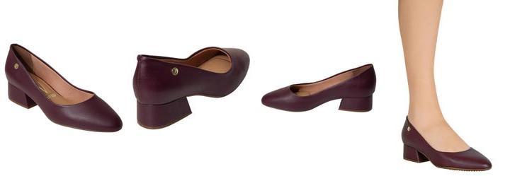 Sapato Vizzano Vinho em Sint�tico