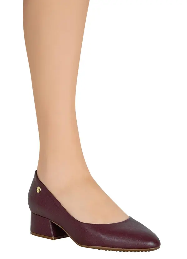 Vizzano - Sapato Vizzano Vinho em Sintético 4