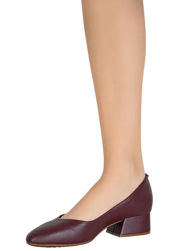 Vizzano - Sapato Vizzano Vinho em Sintético 5