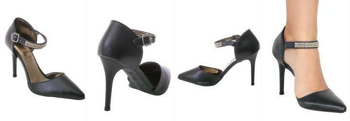 Scarpin Preta em Sinttico