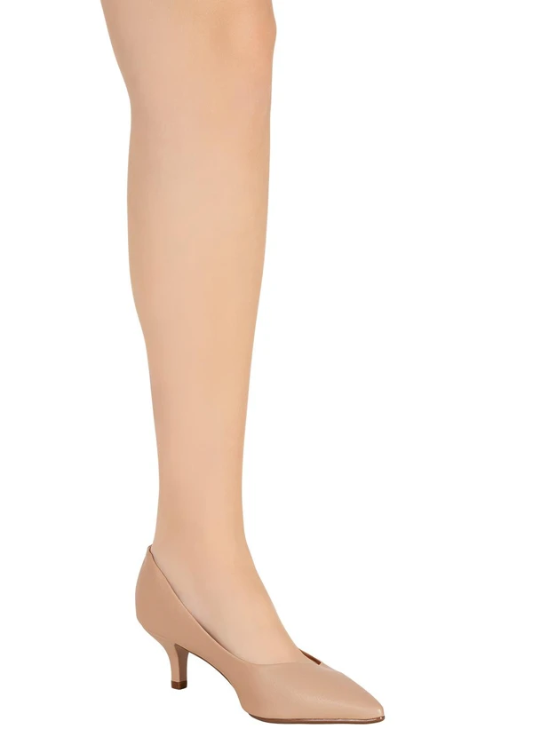 Vizzano - Scarpin Vizzano Bege em Sintético 4