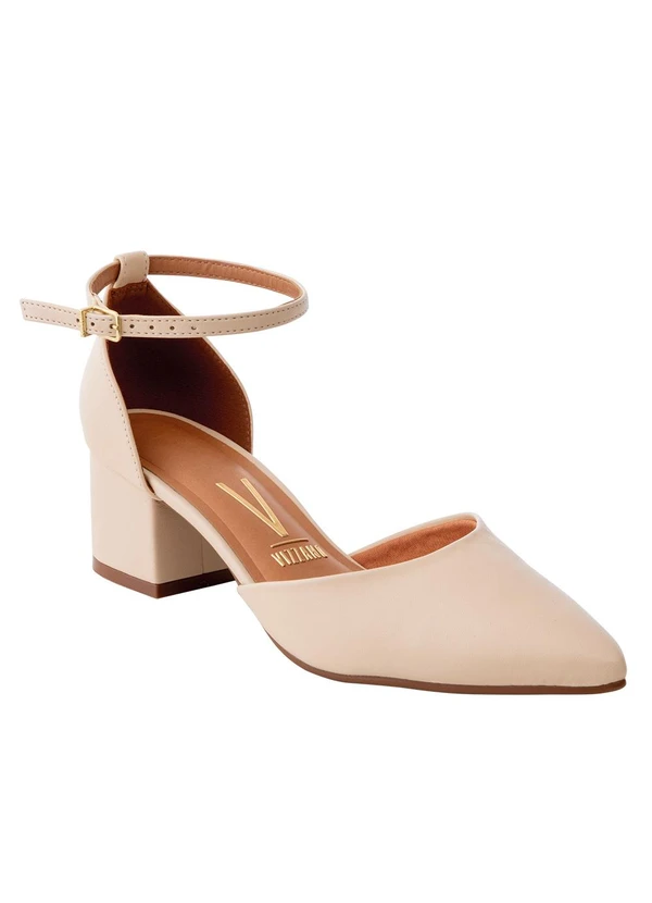 Vizzano - Scarpin Vizzano Off Ehite em Sontético