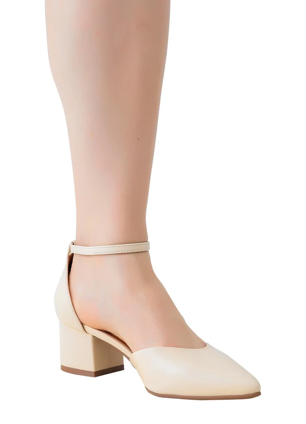 Vizzano - Scarpin Vizzano Off Ehite em Sontético 5