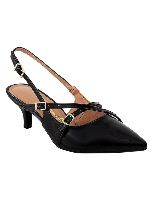 Vizzano - Scarpin Vizzano Preta em Sintético 2