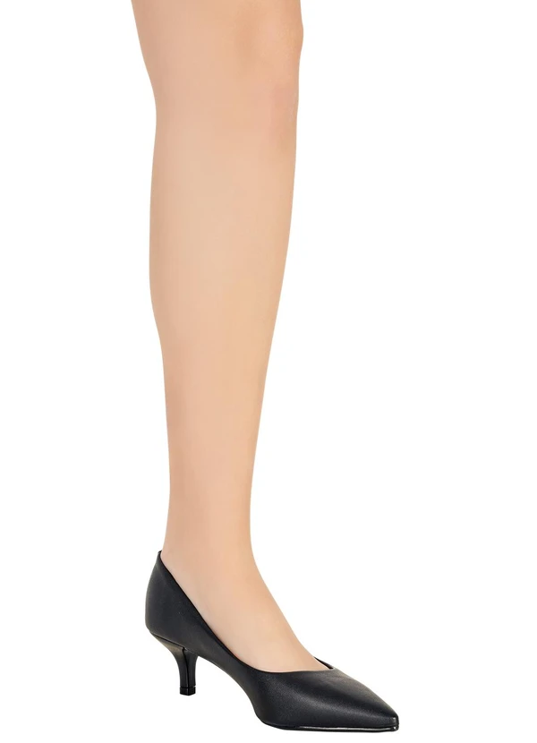 Vizzano - Scarpin Vizzano Preto em Sintético 4