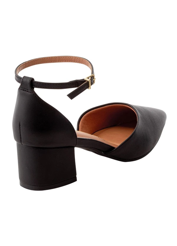 Vizzano - Scarpin Vizzano Preto em Sintético 3