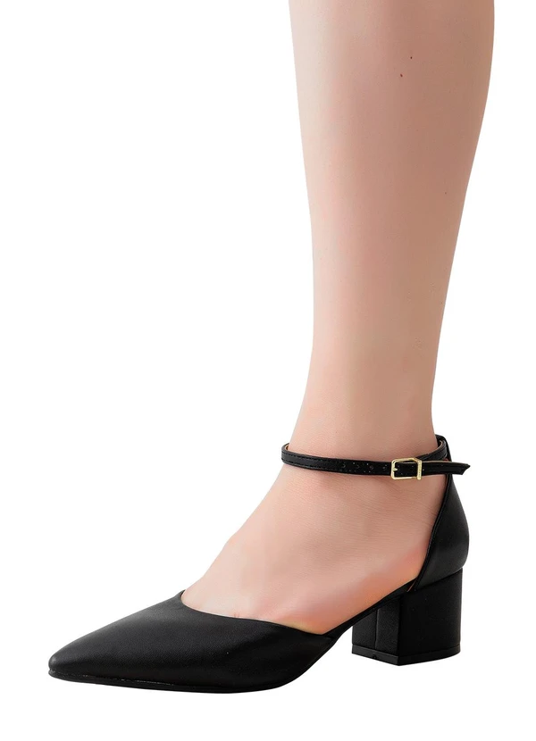 Vizzano - Scarpin Vizzano Preto em Sintético 5