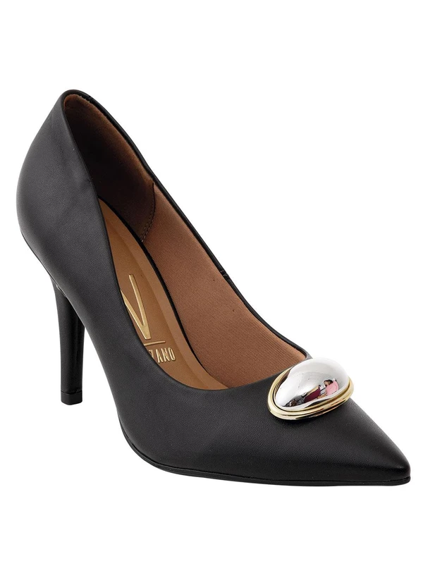 Vizzano - Scarpin Vizzano Preto em Sintético 2