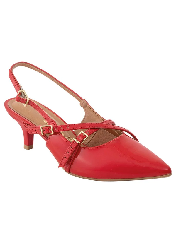 Vizzano - Scarpin Vizzano Vermelho em Verniz