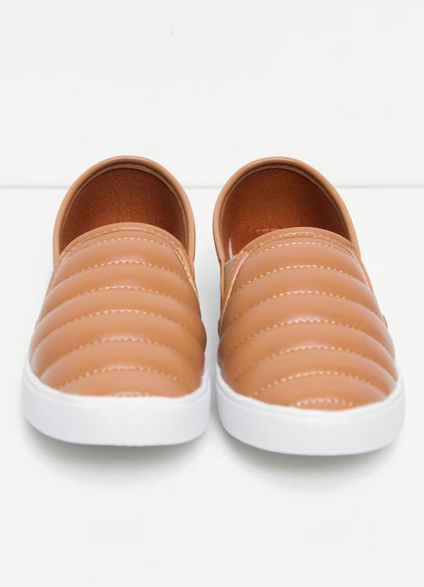 Select - Tênis Slip On Feminino Bege