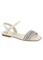 Rasteira Moleca Branca