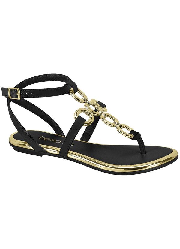 Sand�lia Beira Rio (Preta)