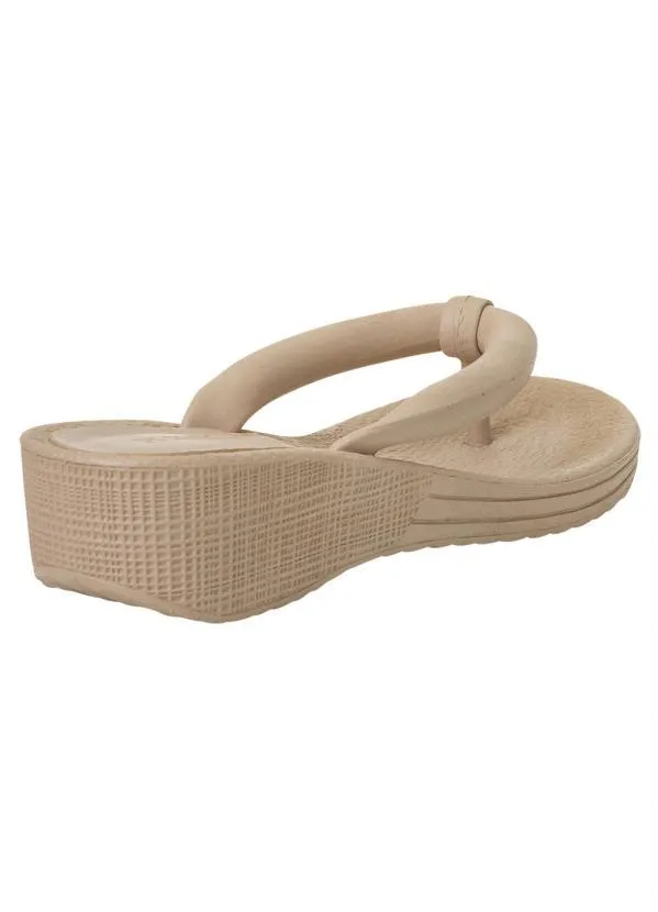 Perfecta - Tamanco Bege em Pvc Micro Expandido 2