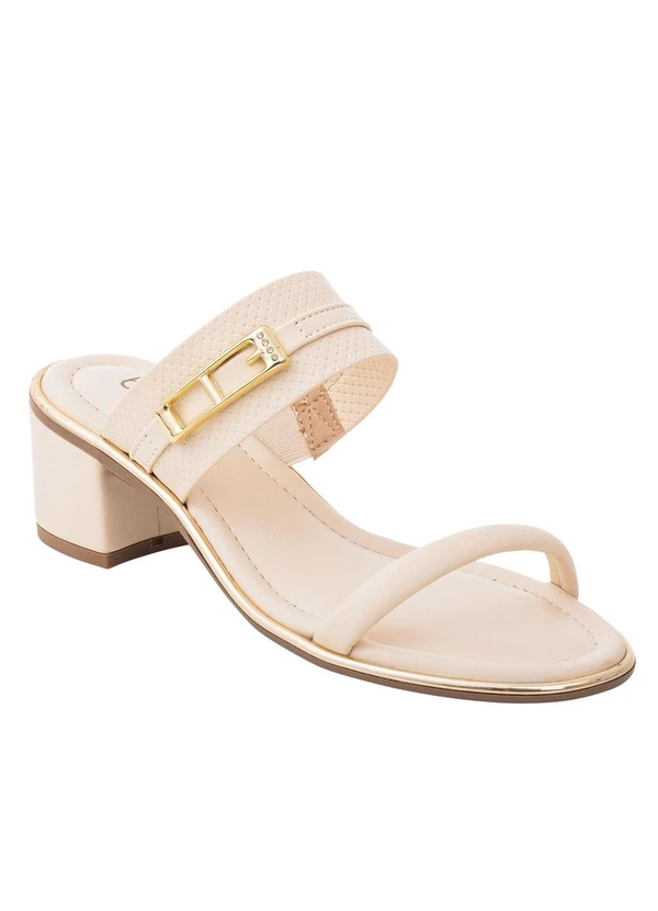 Beira Rio - Tamanco Beira Rio Creme em Sintético 2