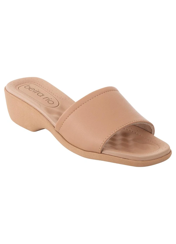 Beira Rio - Tamanco Beira Rio Nude em Sintético