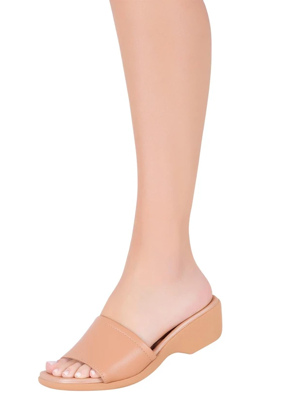 Beira Rio - Tamanco Beira Rio Nude em Sintético 5