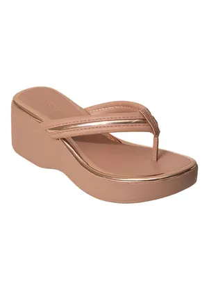 Tamanco Beira Rio (Nude) em Sisntético - BEIRA RIO