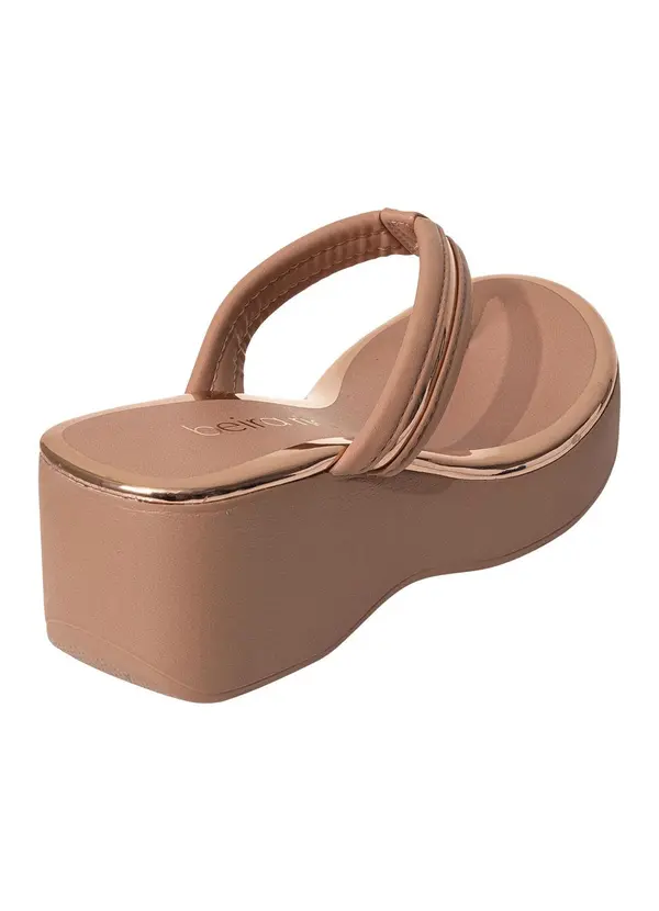 Beira Rio - Tamanco Beira Rio Nude em Sisntético 2