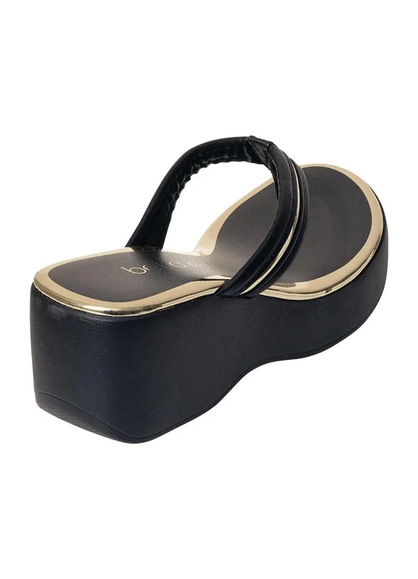 Beira Rio - Tamanco Beira Rio Preto em Sintético 2