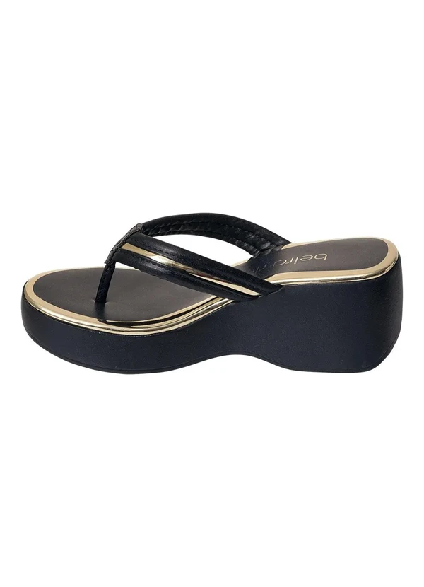 Beira Rio - Tamanco Beira Rio Preto em Sintético 3