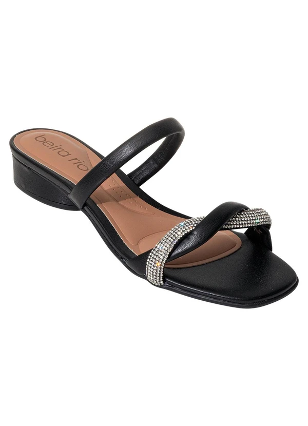 Beira Rio - Tamanco Beira Rio Preto em Sintético