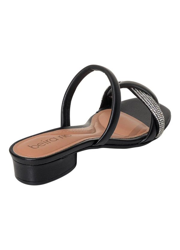 Beira Rio - Tamanco Beira Rio Preto em Sintético 2