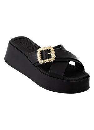 Tamanco Beira Rio (Preto) em Sintético - BEIRA RIO