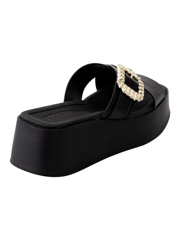 Beira Rio - Tamanco Beira Rio Preto em Sintético 2