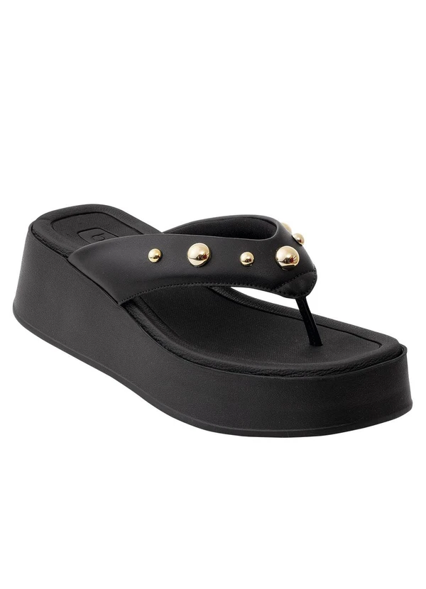 Beira Rio - Tamanco Beira Rio Preto em Sintético 2