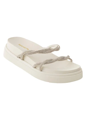 Perfecta - Tamanco Branco em Sintético - PERFECTA