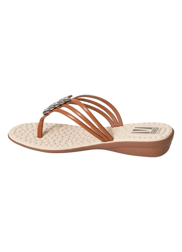 Perfecta - Tamanco Caramelo com Palmilha Confort 3