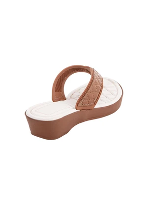 Perfecta - Tamanco Caramelo com Palmilha Confort - PERFECTA