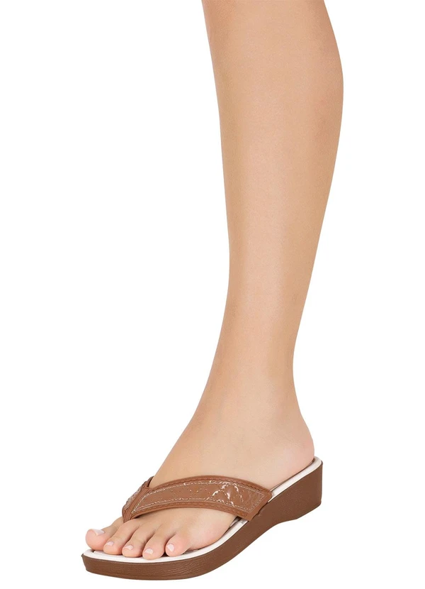 Perfecta - Tamanco Caramelo com Palmilha Confort 5