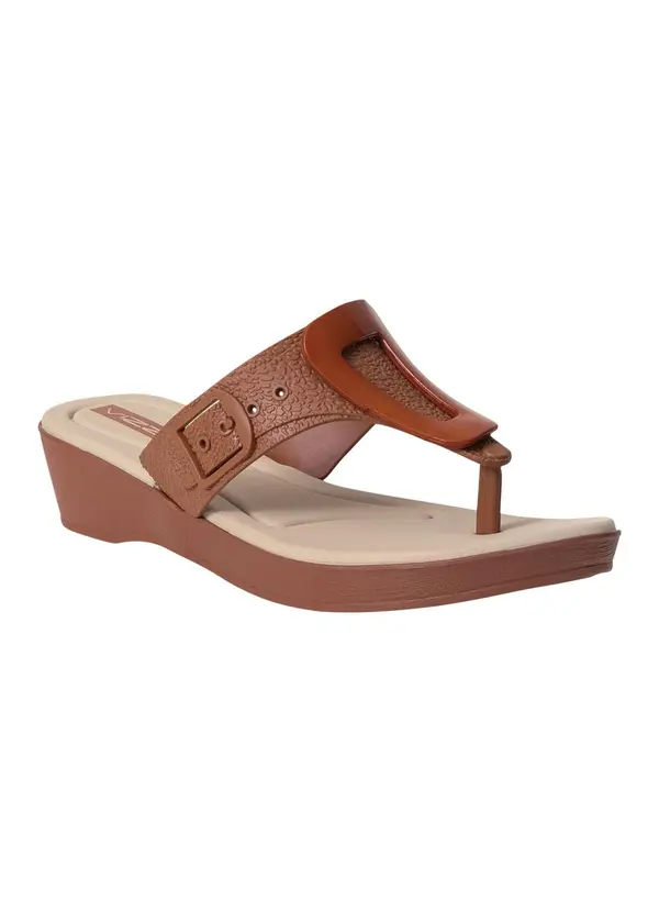 Perfecta - Tamanco Caramelo em Full Plastc