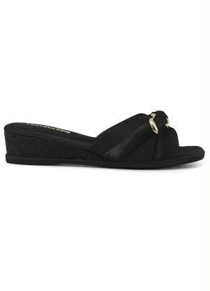 Tamanco Comfortflex (Preto) em Sintético - COMFORTFLEX