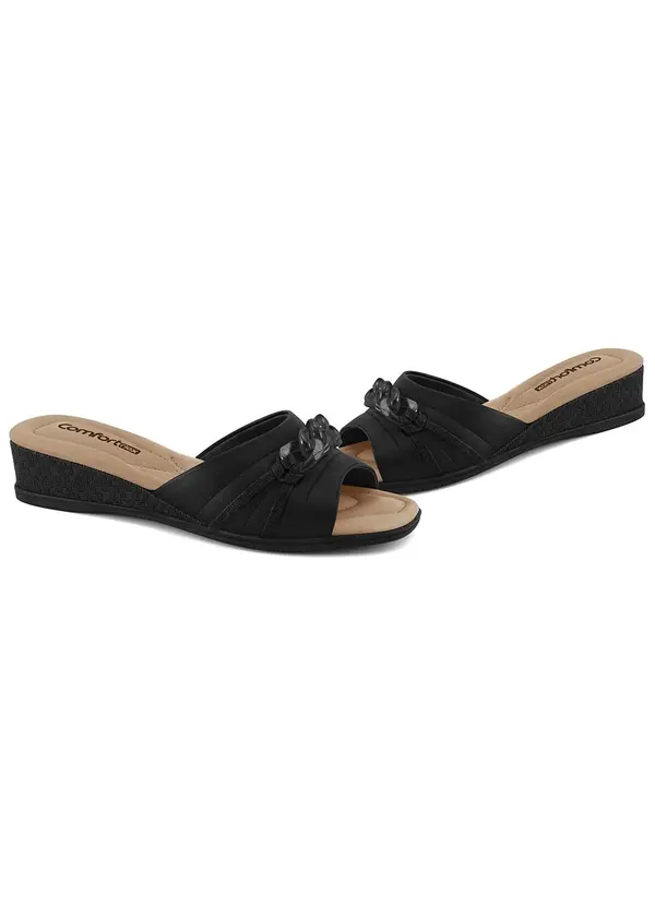 Comfortflex - Tamanco Comfortflex Preto 3