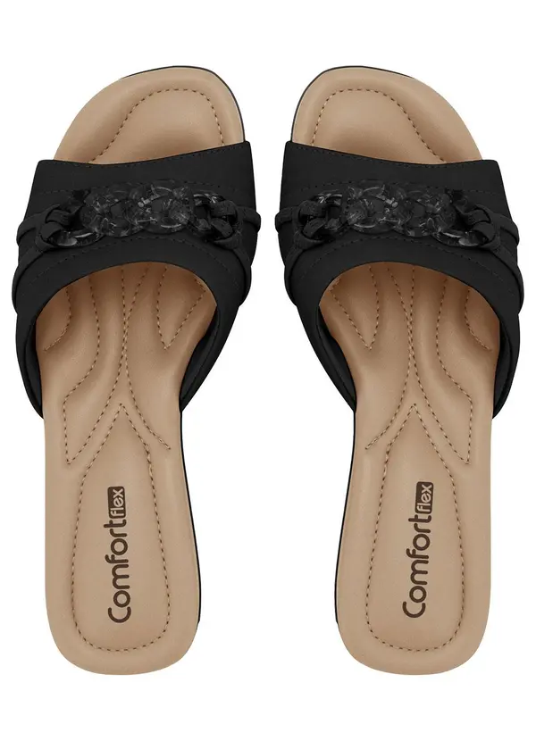 Comfortflex - Tamanco Comfortflex Preto 4
