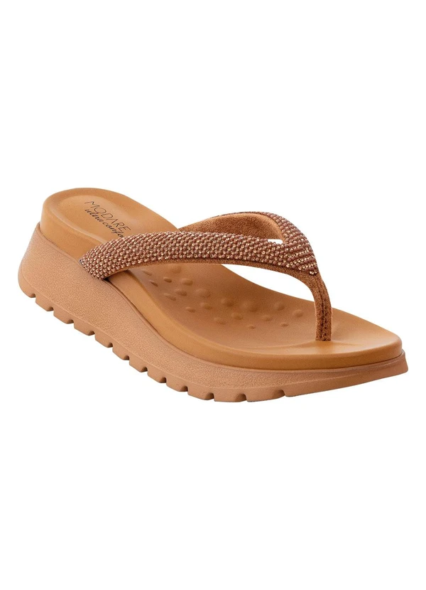 Modare - Tamanco Modare Bege em Sintético 2