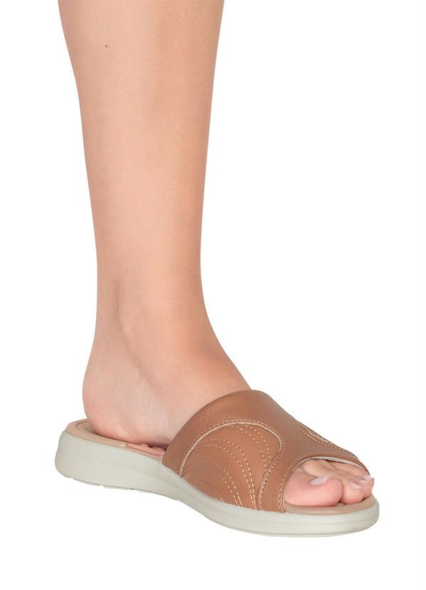 Modare - Tamanco Modare Caramelo em Sintético 4