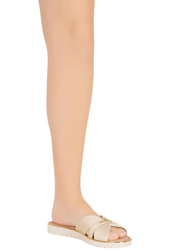 Modare - Tamanco Modare Creme em Sintético 4