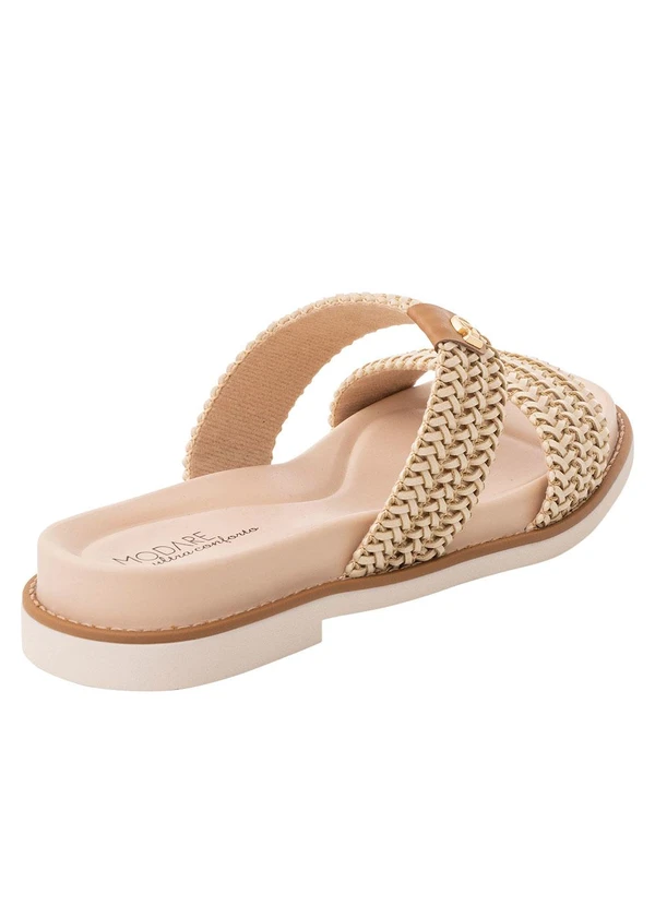 Modare - Tamanco Modare Creme em Sintético 3